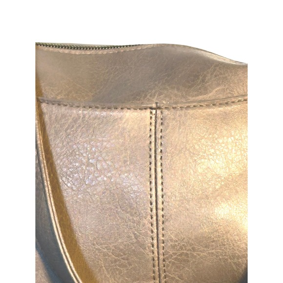 T-Shirt & Jeans Pink Faux Leather Hobo Shoulder Bag Adjustable Strap Boho Vegan - Picture 3 of 10